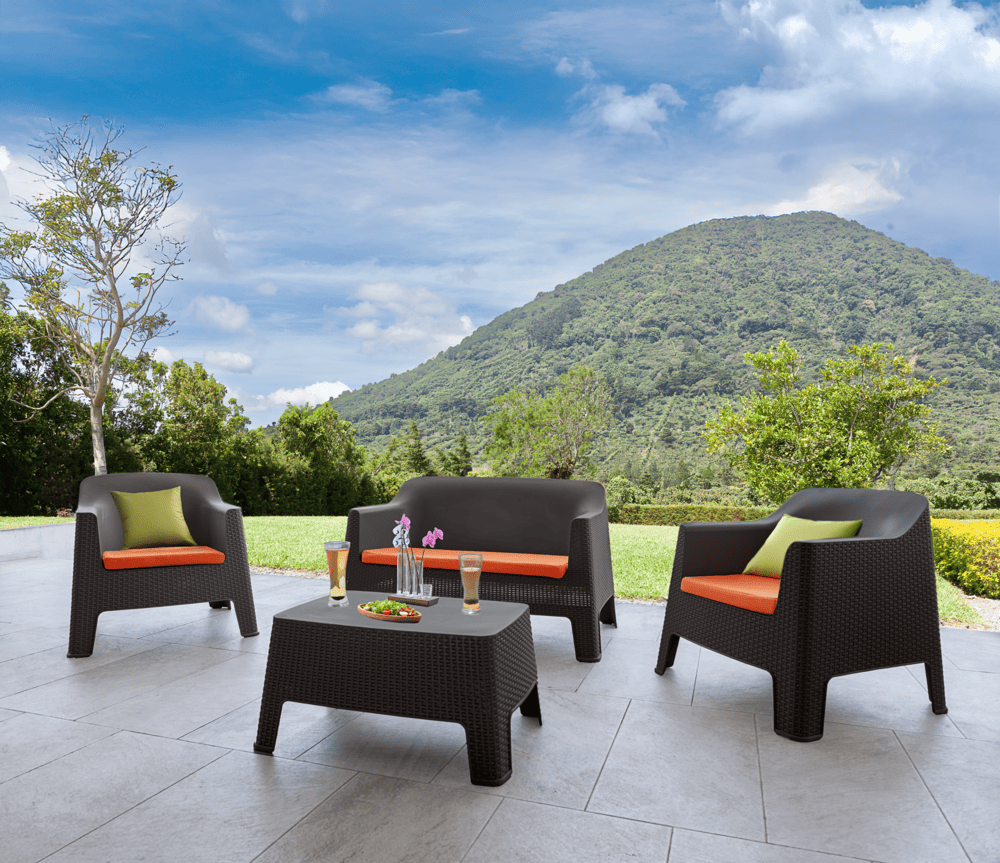 Juego de sala para exteriores